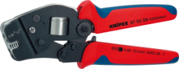 Crimping pliers for wire end ferrules, 0.08-10 mm², AWG 28-7, Knipex, 97 53 08