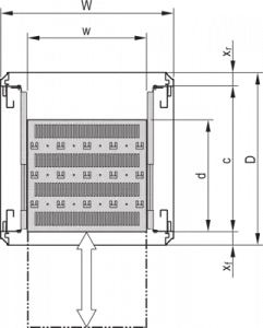 21130-358 SCHROFF Accessories for Enclosures