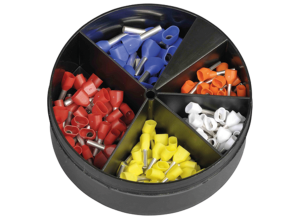 Assortment Box with insulated twin wire end ferrules, 225 pieces