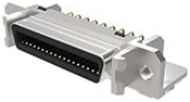 D-Sub connector, 14 pole, standard, angled, solder pin, 1-2232516-1