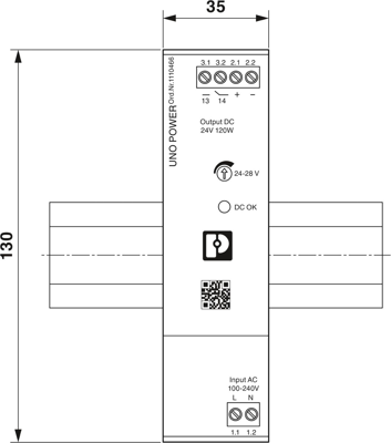 1110466 Phoenix Contact DIN Rail Power Supplies Image 2