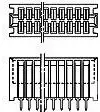 166087-4 AMP PCB Connection Systems