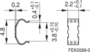 B66284F2204X000 TDK (EPCOS) Accessories for Inductors