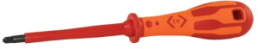 VDE screwdriver, SL/PZ1, Pozidriv, BL 80 mm, L 175 mm, T49145-1