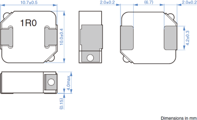 SPM10040T-100M-HZ TDK Fixed Inductors Image 2