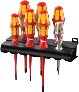 VDE screwdriver kit, PH1, PH2, 3.5 mm, 4 mm, 5.5 mm, 3 mm, Phillips/Pozidriv/slotted, 05006480001
