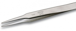 ESD precision tweezers, uninsulated, antimagnetic, stainless steel, 115 mm, 2SA