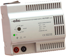 Laboratory power supply, 30 VDC, outputs: 1 (1.5 A), 30 W, 190-264 VAC, ALF2401