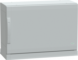 Control cabinet, (H x W x D) 500 x 750 x 320 mm, IP54, polyester, light gray, NSYPLAZ573G