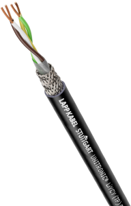 PVC data cable, 10-wire, 1.0 mm², AWG 18, black, 1030636