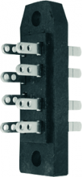 Socket header, 30 pole, pitch 3 mm, straight, black, 100023255