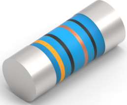 Resistor, thin film, SMD 0207, MELF, 180 kΩ, 1 W, ±1 %, 9-2176316-1