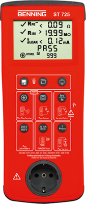 ST 725 Benning VDE testers, Installation testers, Insulation testers
