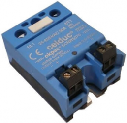 Solid state relay, 3.5-32 VDC, zero voltage switching, 24-625 VAC, 50 A, screw mounting, SOI885070