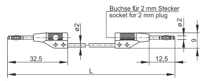 MVLF WS 2/25 SCHWARZ Hirschmann Test & Measurement Test Leads Image 2