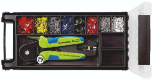 Crimping Pliers, Cable Stripper and Ferrules Set 2