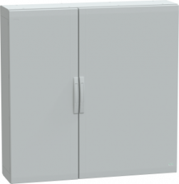 Control cabinet, (H x W x D) 1250 x 1250 x 320 mm, IP65, polyester, light gray, NSYPLA12123G