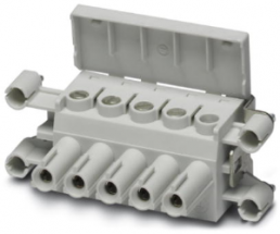 Socket contact insert, VC3, 5 pole, equipped, screw connection, with PE contact, 1607474