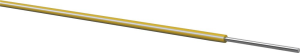 PVC-switching wire, Yv, yellow, outer Ø 1.1 mm