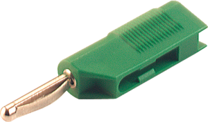 4 mm plug, screw connection, 2.5 mm², CAT O, green, VSB 20 GN