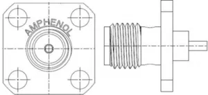 901-9184-CCSF Amphenol RF Coaxial Connectors