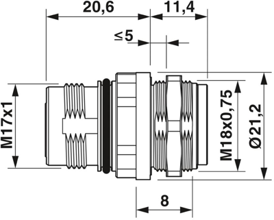 1242793 Phoenix Contact Sensor-Actuator Connectors Image 2