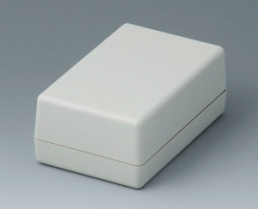 ABS shell housing, (L x W x H) 114 x 72 x 45 mm, gray white (RAL 9002), IP65, A9406341