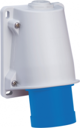 CEE wall plug, 4 pole, 32 A/200-250 V, blue, 9 h, IP44, PKX32W424