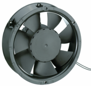 AC axial fan, 265 V, 172 x 172 x 51 mm, 350 m³/h, 50 dB, ball bearing, ebm-papst, AC6200NM