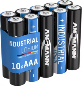 1501-0010 Ansmann Round Cells, 9V Blocks