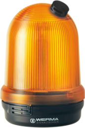 Flashing lamp, Ø 98 mm, yellow, 230 VAC, IP65