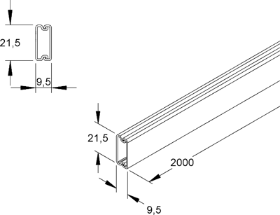 HKL1022.1 Kleinhuis Cable Channels Image 2