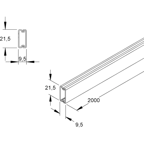 HKL1022.6 Kleinhuis Cable Channels Image 2