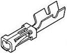 Receptacle, 0.12-0.15 mm², AWG 30-26, crimp connection, gold-plated, 1-141708-2