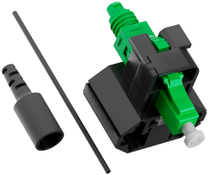 LC-plug, OS2, singlemode, ceramic, green, 38115797