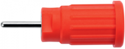 4 mm socket, round plug connection, mounting Ø 12.2 mm, CAT III, red, SEPB 6449 NI / RT