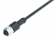 Sensor actuator cable, M12-cable socket, straight to open end, 4 pole, 2 m, PUR, black, 4 A, 79 3430 33 04