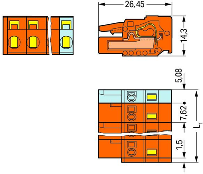 231-704/026-000 WAGO PCB Connection Systems Image 2