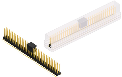 SL11SMD10468GBSM Fischer Elektronik PCB Connection Systems