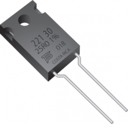 Thick film resistor, 30 Ω, 30 W, ±5 %