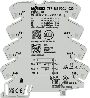 787-3861/004-1020 WAGO Device Circuit Breakers Image 4