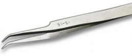 ESD precision tweezers, antimagnetic, stainless steel, 115 mm, 51SA