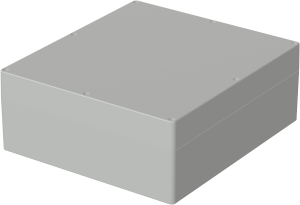ABS enclosure, (L x W x H) 400 x 360 x 150 mm, light gray (RAL 7035), IP65, 03260000