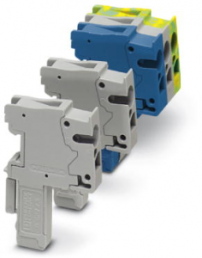 Plug, spring balancer connection, 0.08-4.0 mm², 1 pole, 24 A, 6 kV, gray, 3041024