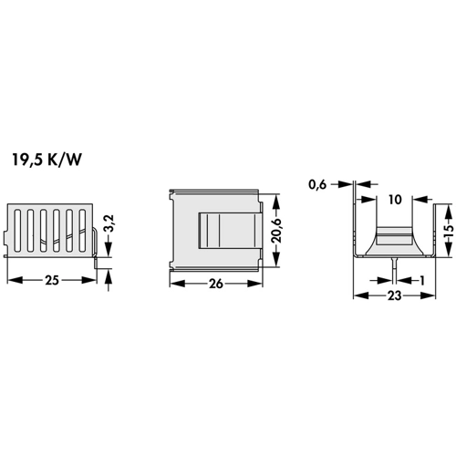 FK 274 MI 247 H Fischer Elektronik Heat Sinks Image 2