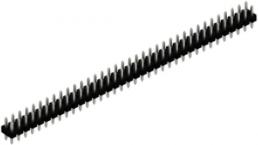 Pin header, 72 pole, pitch 2.54 mm, straight, black, 10058565