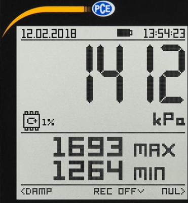 PCE-PDA 1000L PCE Instruments Anemometers, Gas and Pressure Measuring Instruments Image 4