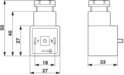 1533291 Phoenix Contact DIN Valve Connectors Image 2