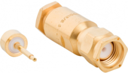 SMA plug 50 Ω, RG-174, RG-188, RG-316, LMR-100A, Belden 7805A, RG-174LL, solder connection, straight, 901-128-11