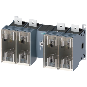 Switch-disconnector with fuse, 4 pole, 630 A, (W x H x D) 490 x 270 x 262 mm, base mounting, 3KF5463-0MF11